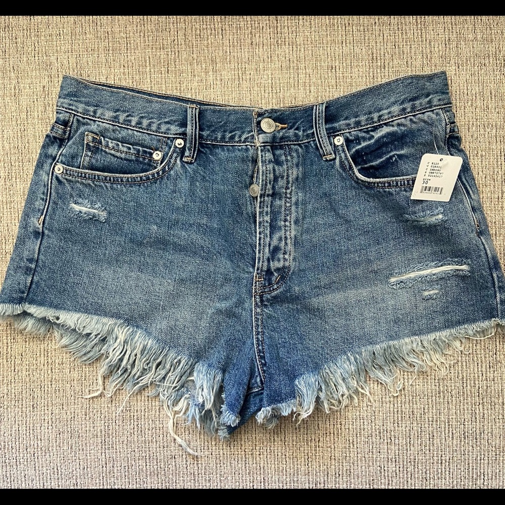Free People Denim Shorts